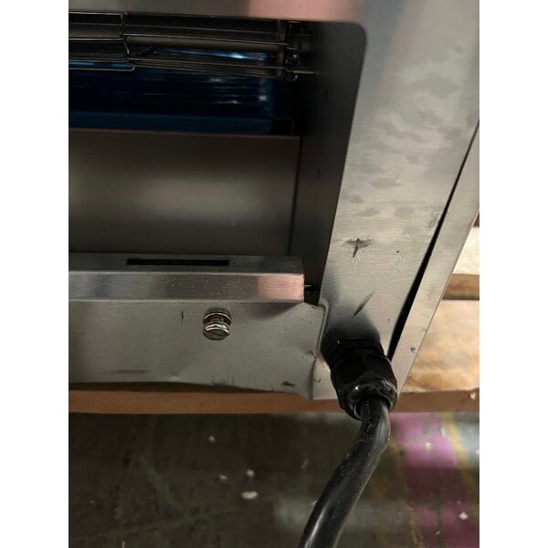 Scratch and Dent Avantco T3300B Commercial 10" Wide Conveyor Toaster with 3" Opening - 208V, 3300W, 800 Slices per Hour