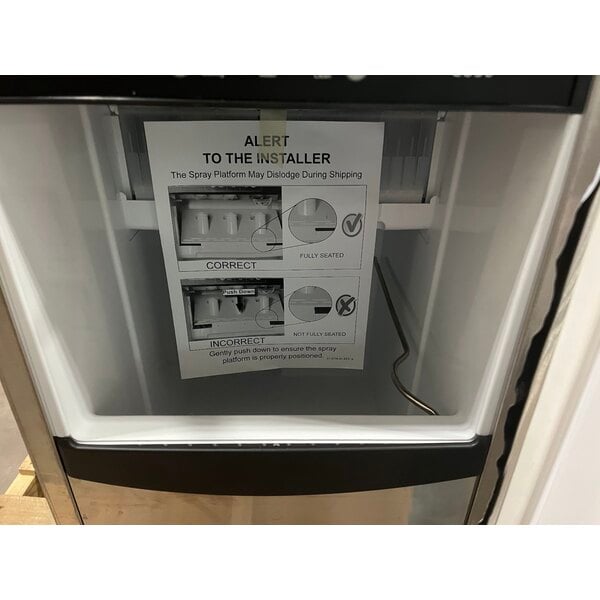 Scratch and Dent Scotsman CU50GAX-1A 14 7/8" Air-Cooled Undercounter Gourmet Cube Ice Machine with 26 lb. Bin - 65 lb., 115V
