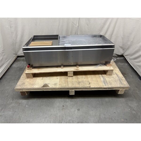 Scratch and Dent Cooking Performance Group GM-CPG-48-NL 48" Gas Countertop Griddle with Manual Controls - 120,000 BTU