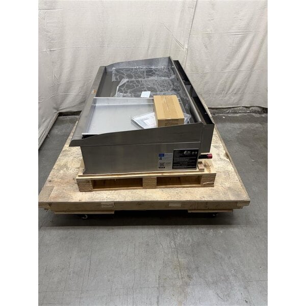 Scratch and Dent Cooking Performance Group GM-CPG-48-NL 48" Gas Countertop Griddle with Manual Controls - 120,000 BTU