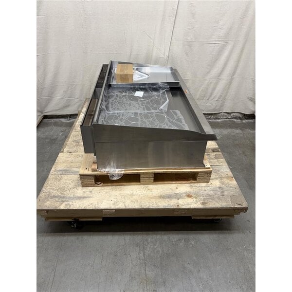 Scratch and Dent Cooking Performance Group GM-CPG-48-NL 48" Gas Countertop Griddle with Manual Controls - 120,000 BTU