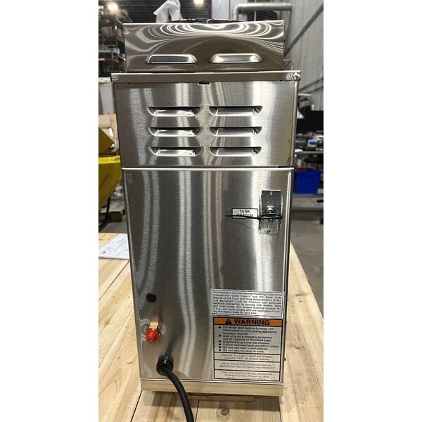 Scratch and Dent Bunn 12950.0213 CWTF15-3 Automatic 12 Cup Coffee Brewer with 2 Upper Warmers, 1 Lower Warmer, and Plastic Funnel - 120V