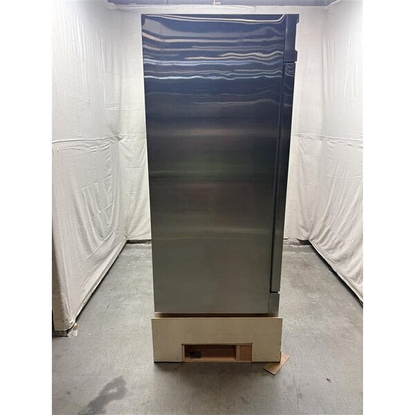 Scratch and Dent Avantco SS-3F-HC 81 5/16" Stainless Steel Solid Door Reach-In Freezer