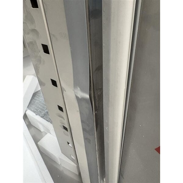 Scratch and Dent Avantco SS-3F-HC 81 5/16" Stainless Steel Solid Door Reach-In Freezer