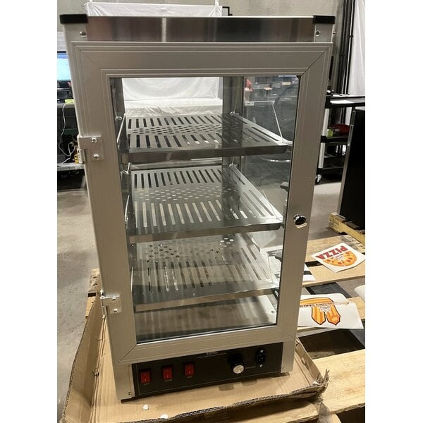 Scratch and Dent Carnival King HPW-12D2S 12" Full Service Warmer / Merchandiser - 120V, 500W