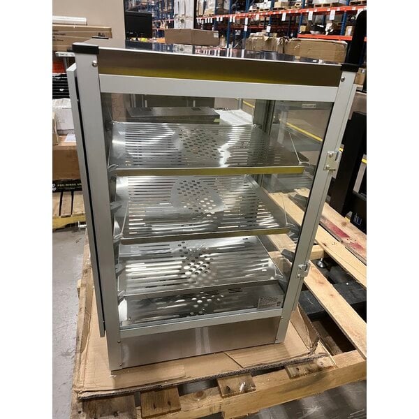 Scratch and Dent Carnival King HPW-12D2S 12" Full Service Warmer / Merchandiser - 120V, 500W