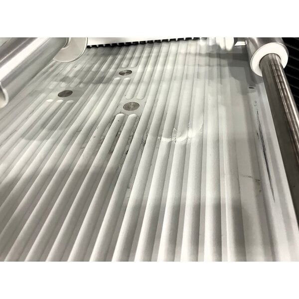 Scratch and Dent Vollrath 40955 13" Heavy Duty Deluxe Meat Slicer with Safe Blade Removal System - 1/2 hp