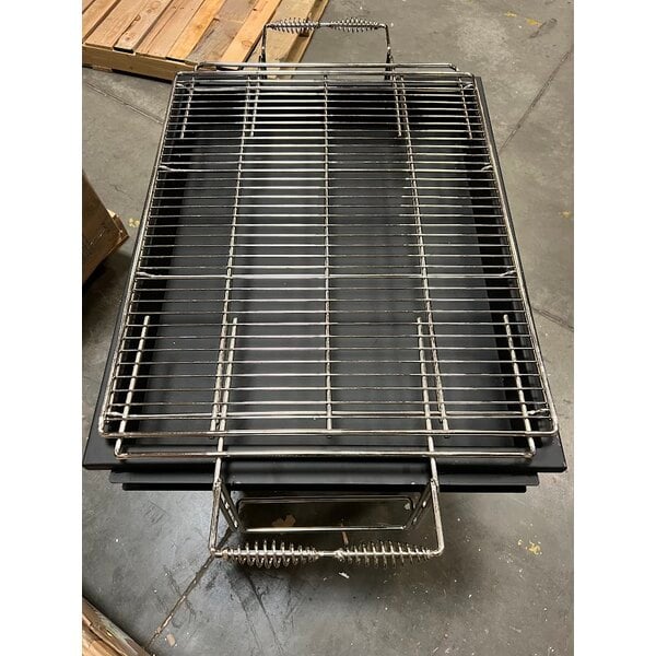 Scratch and Dent Backyard Pro CHAR-30 30" Heavy-Duty Steel Charcoal Grill with Adjustable Grates, Removable Legs, and Cover
