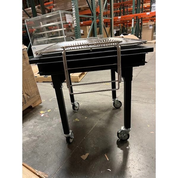 Scratch and Dent Backyard Pro CHAR-30 30" Heavy-Duty Steel Charcoal Grill with Adjustable Grates, Removable Legs, and Cover