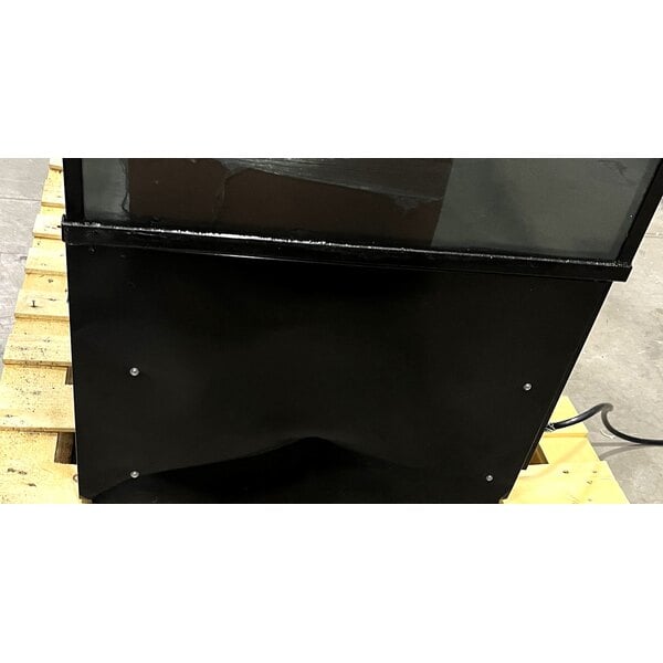 Scratch and Dent Hussmann MDN-4775B1A microSC 47" Black Vertical Open Air Curtain Merchandiser - 120V