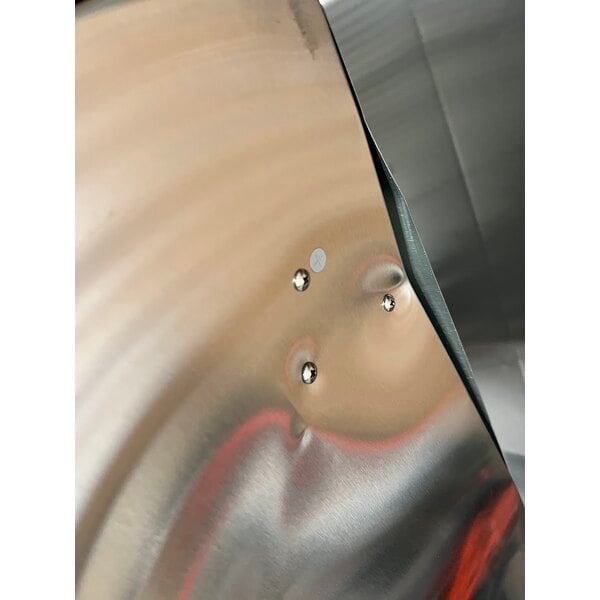 Scratch and Dent Avantco STE-3S Three Pan Open Well Electric Steam Table with Undershelf - 120V, 1500W