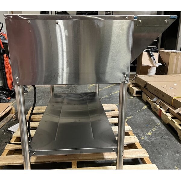 Scratch and Dent Avantco STE-3S Three Pan Open Well Electric Steam Table with Undershelf - 120V, 1500W