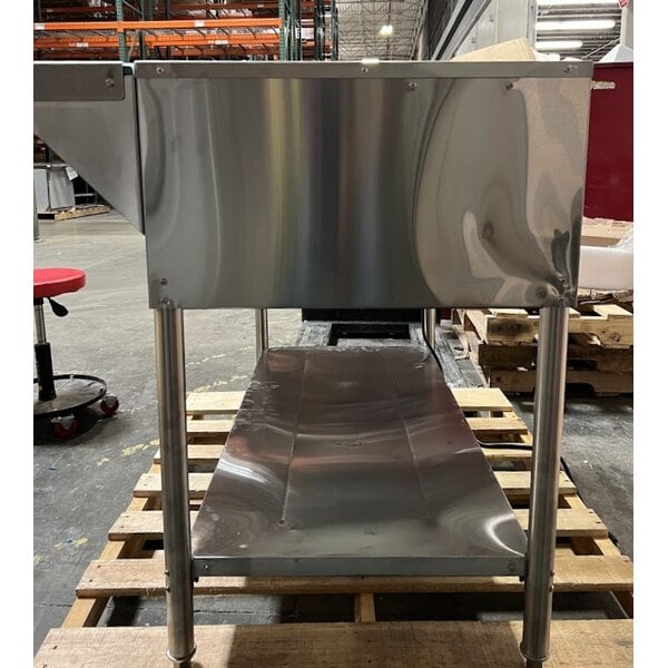 Scratch and Dent Avantco STE-3S Three Pan Open Well Electric Steam Table with Undershelf - 120V, 1500W