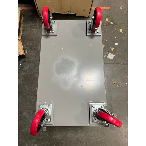 Scratch and Dent Lavex 30" x 18" x 35" Three Tray Shelf Steel Utility Cart - Fully Welded