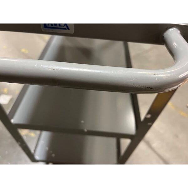 Scratch and Dent Lavex 30" x 18" x 35" Three Tray Shelf Steel Utility Cart - Fully Welded