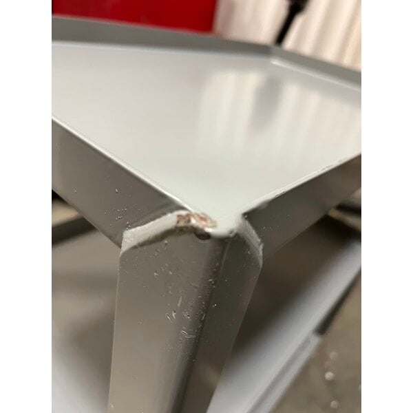 Scratch and Dent Lavex 30" x 18" x 35" Three Tray Shelf Steel Utility Cart - Fully Welded