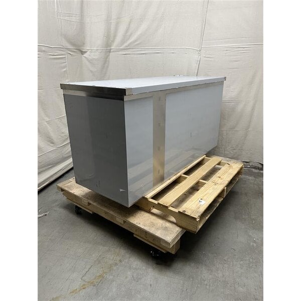 Scratch and Dent Regency 24" x 60" 16 Gauge Type 304 Stainless Steel Enclosed Base Sliding Door Table with Drawers