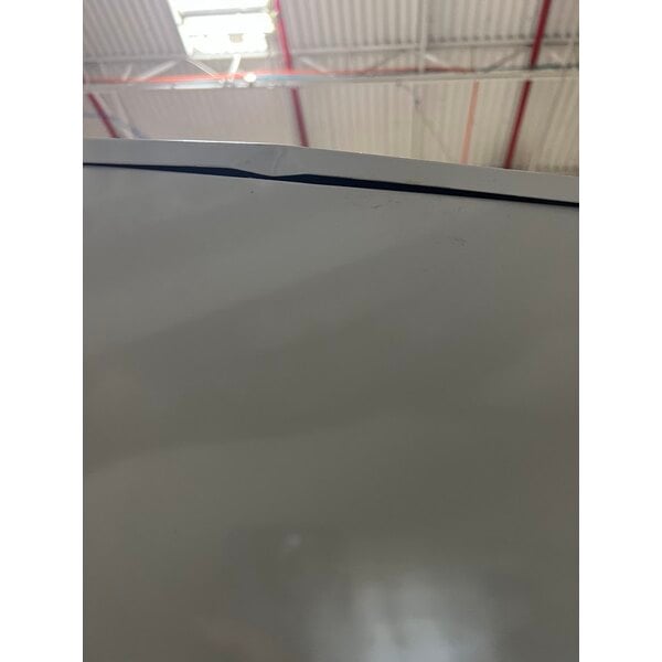 Scratch and Dent Leer 60AS-R290 73" Outdoor Auto Defrost Ice Merchandiser with Straight Front and Galvanized Steel Doors