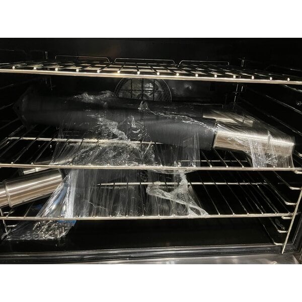 Scratch and Dent Cooking Performance Group FECD-100-B Single Deck Standard Depth Full Size Electric Convection Oven - 208V, 1 Phase, 11 kW