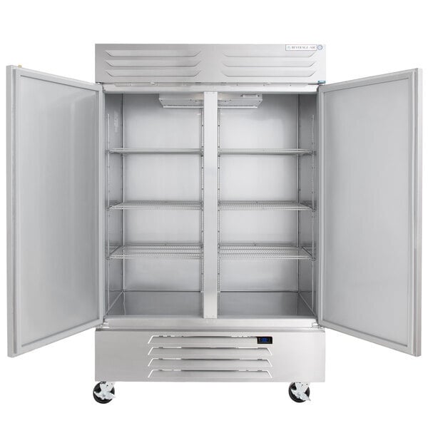 Scratch and Dent Beverage-Air FB49HC-1S 52" Vista Series Solid Door Reach in Freezer