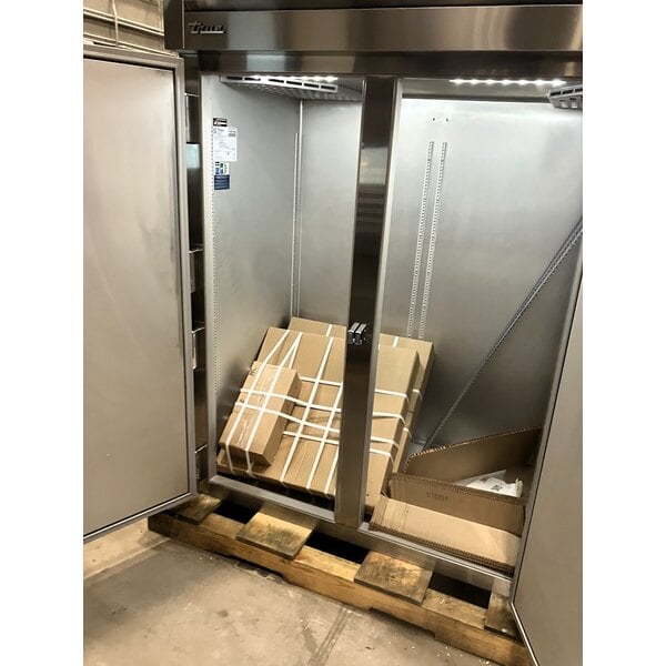 Scratch and Dent True STG2F-2S-HC Spec Series 52 5/8" Solid Door Reach-In Freezer