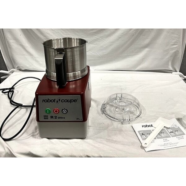 Scratch and Dent Robot Coupe R2UB 3 Qt. / 3 Liter Stainless Steel Batch Bowl Food Processor - 1 hp