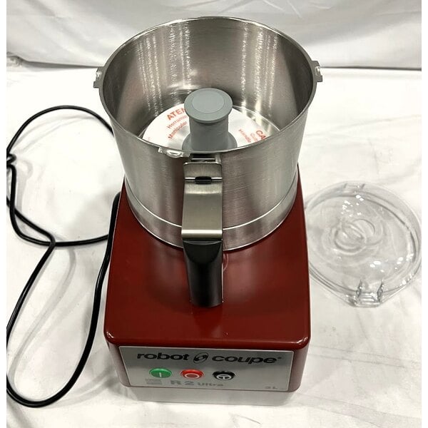 Scratch and Dent Robot Coupe R2UB 3 Qt. / 3 Liter Stainless Steel Batch Bowl Food Processor - 1 hp
