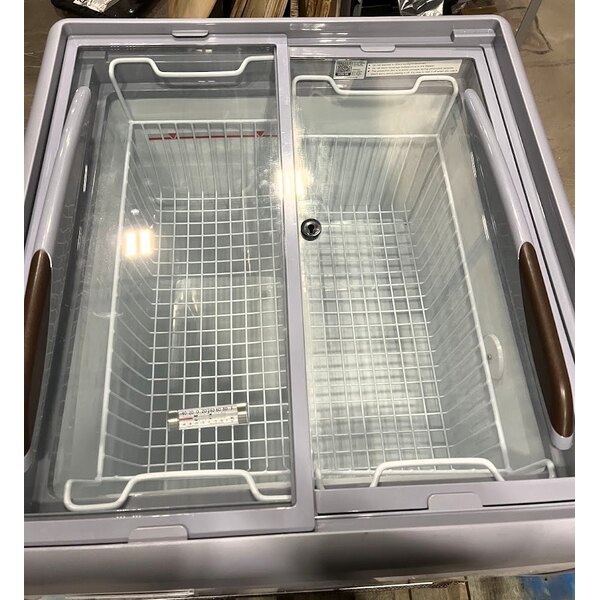 Scratch and Dent Avantco DFF6-HCL 26 3/16" Customizable Flat Top Display Ice Cream Freezer