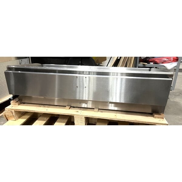 Scratch and Dent Cooking Performance Group GTU-CPG-48-N Ultra Series 48" Chrome Plated Natural Gas 4-Burner Countertop Griddle - 120,000 BTU