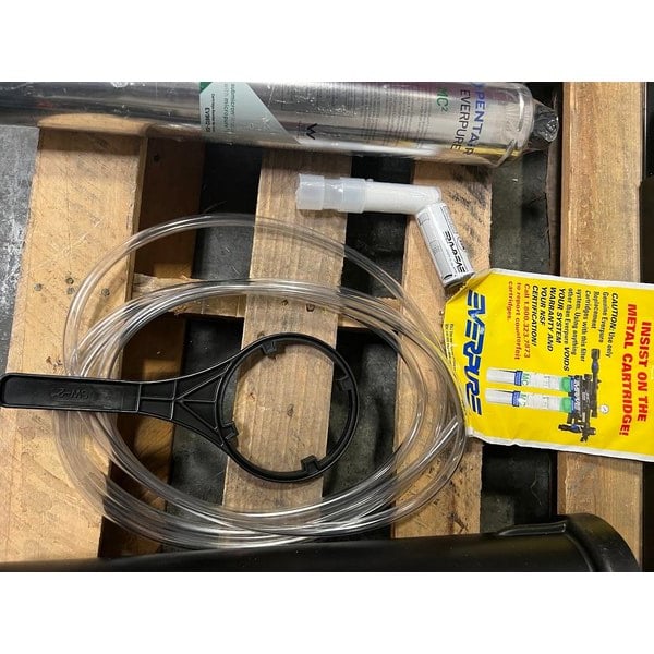 Scratch and Dent Everpure EV9437-10 High Flow CSR Quad-MC2 Water Filtration System with Pre-Filter - 0.2 Micron and 6.7 GPM