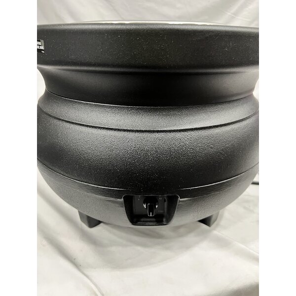 Scratch and Dent Vollrath 72170 Cayenne Colonial 7 Qt. Black Kettle Soup Warmer / Merchandiser - 120V