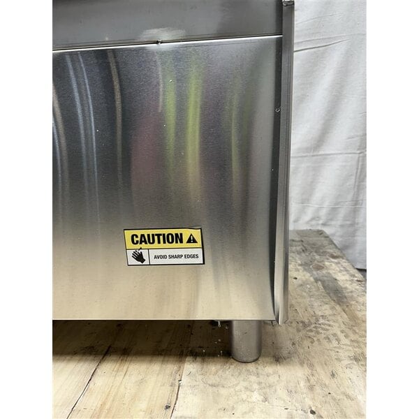 Scratch and Dent Regency 18" x 36" Stainless Steel Underbar Ice Bin with Bottle Holders - 119 lb.
