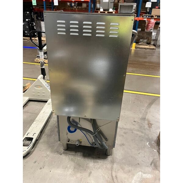 Scratch and Dent MainStreet Equipment HTDT Single Rack High-Temperature Door-Type Dish Machine with Booster Heater - 208-240V, 3 Phase