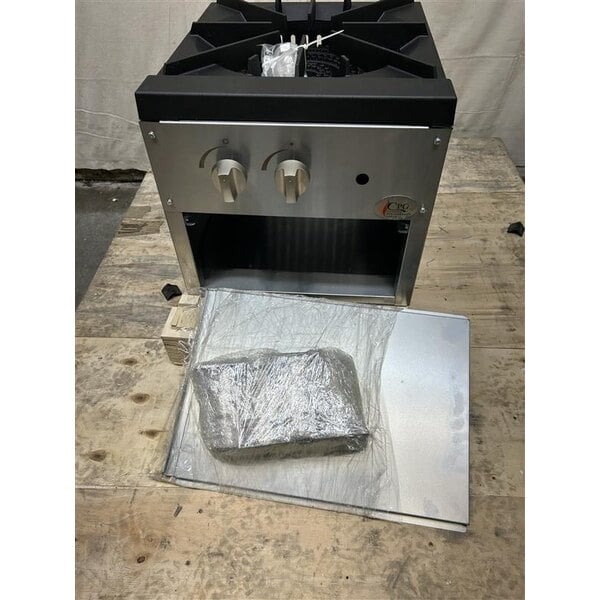Scratch and Dent Cooking Performance Group CPG-SP-18-N Natural Gas Stock Pot Range - 80,000 BTU