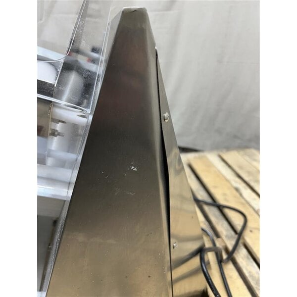 Scratch and Dent Estella EDS12D 12" Countertop Two Stage Dough Sheeter - 120V, 1/2 HP