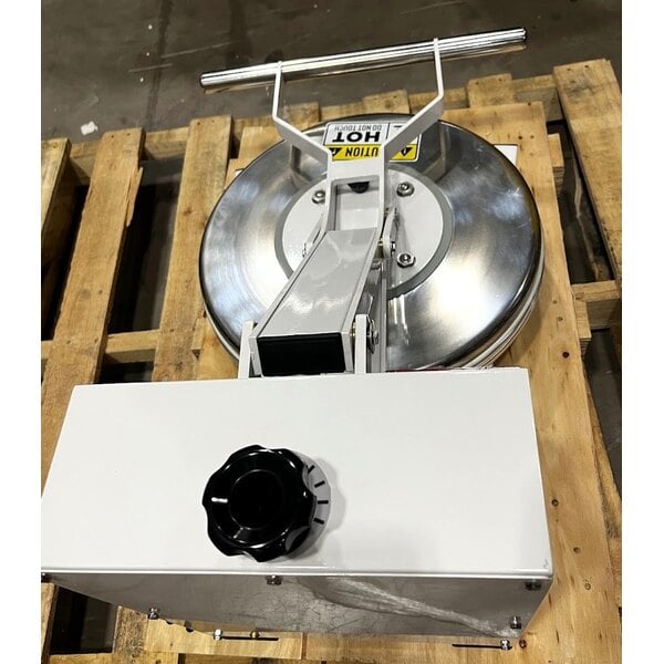 Scratch and Dent Estella DPC18P 18" Manual Clamshell Pizza Dough Press - 120V, 1200W