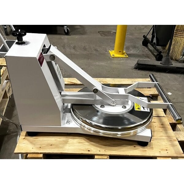 Scratch and Dent Estella DPC18P 18" Manual Clamshell Pizza Dough Press - 120V, 1200W