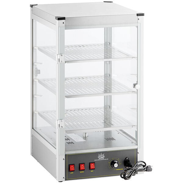Scratch and Dent Carnival King HPW-12D2S 12" Full Service Warmer / Merchandiser - 120V, 500W