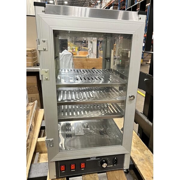 Scratch and Dent Carnival King HPW-12D2S 12" Full Service Warmer / Merchandiser - 120V, 500W