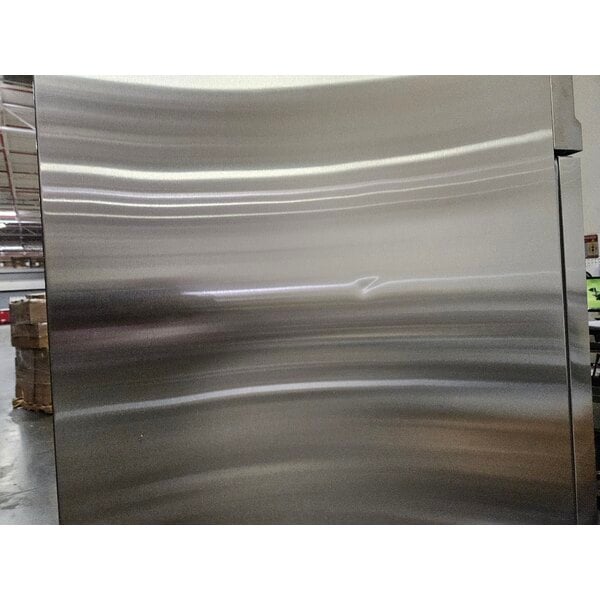 Scratch and Dent Avantco SS-3R-HC 81 5/16" Stainless Steel Solid Door Reach-In Refrigerator