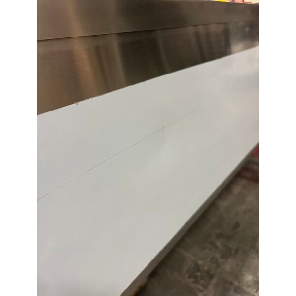Scratch and Dent Regency 72" x 18 3/4" Three Bowl Underbar Sink with Two Large Drainboards