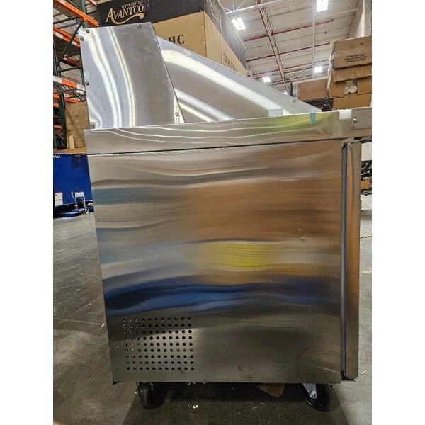 Scratch and Dent Avantco APT-48M-HC 47" 2 Door Mega Top Refrigerated Sandwich Prep Table