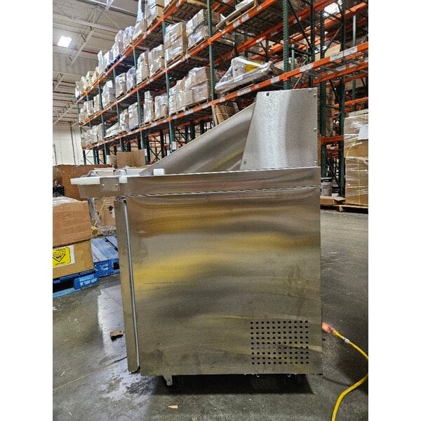 Scratch and Dent Avantco APT-48M-HC 47" 2 Door Mega Top Refrigerated Sandwich Prep Table