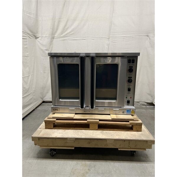 Scratch and Dent Cooking Performance Group FECD-100-C Single Deck Standard Depth Full Size Electric Convection Oven- 208V, 3 Phase, 11 kW