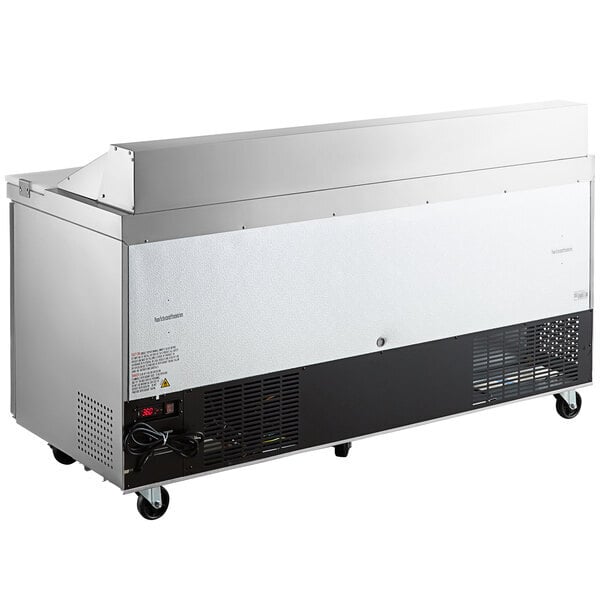 Scratch and Dent Avantco APT-71-HC 70" 3 Door Refrigerated Sandwich Prep Table