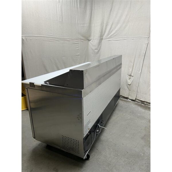 Scratch and Dent Avantco APT-71-HC 70" 3 Door Refrigerated Sandwich Prep Table