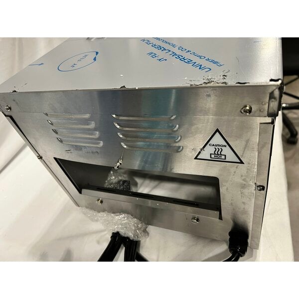 Scratch and Dent Avantco T3300B Commercial 10" Wide Conveyor Toaster with 3" Opening - 208V, 3300W, 800 Slices per Hour