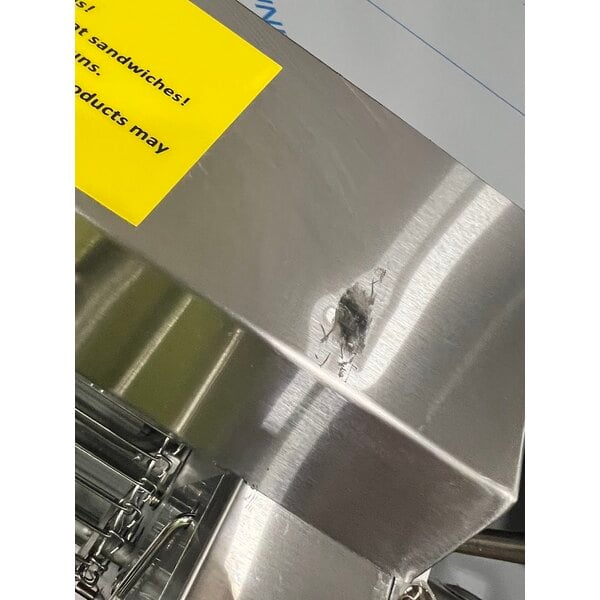 Scratch and Dent Avantco T3300B Commercial 10" Wide Conveyor Toaster with 3" Opening - 208V, 3300W, 800 Slices per Hour