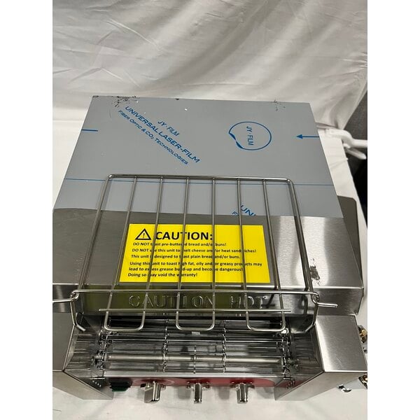 Scratch and Dent Avantco T3300B Commercial 10" Wide Conveyor Toaster with 3" Opening - 208V, 3300W, 800 Slices per Hour