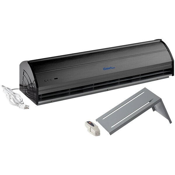 Scratch and Dent Curtron MCS-48-BK Microshield 48" Black Air Barrier - 120V